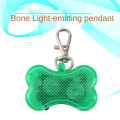 LED Luminous Pet Tag Hund Hundeknochenförmiger anti-verlorener Anhänger Pet Luminous Warning Anhänger